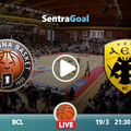 Ντερτόνα εναντίον ΑΕΚ Betsson BC LIVE STREAMING ☑️ ΚΑΝΑΛΙ